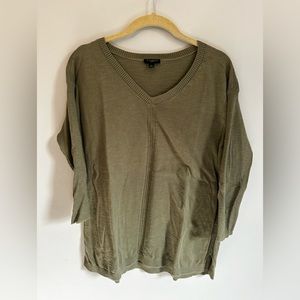 Sunset Sale! Last Chance! Talbots V-neck Cotton Sweater